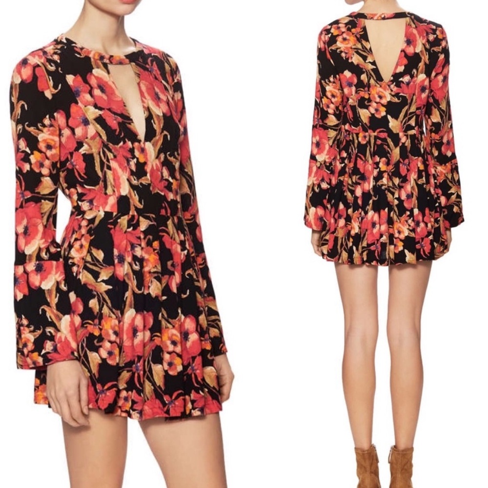 Free People Bell Sleeves Cut Out Sleeves